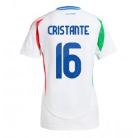 Dres Italija Bryan Cristante #16 Gostujuci za Žensko EP 2024 Kratak Rukav